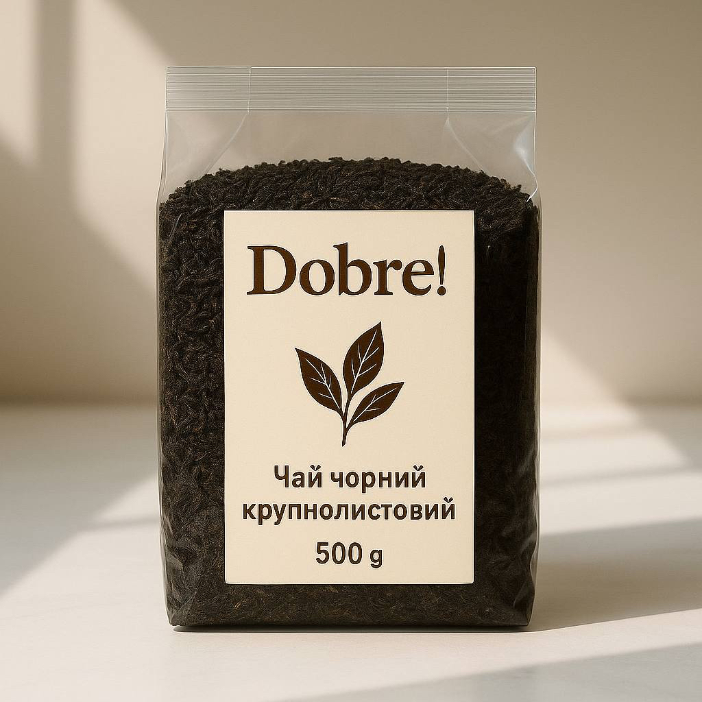 Чай чорний крупнолистовий ТМ "Dobre!", 500 г